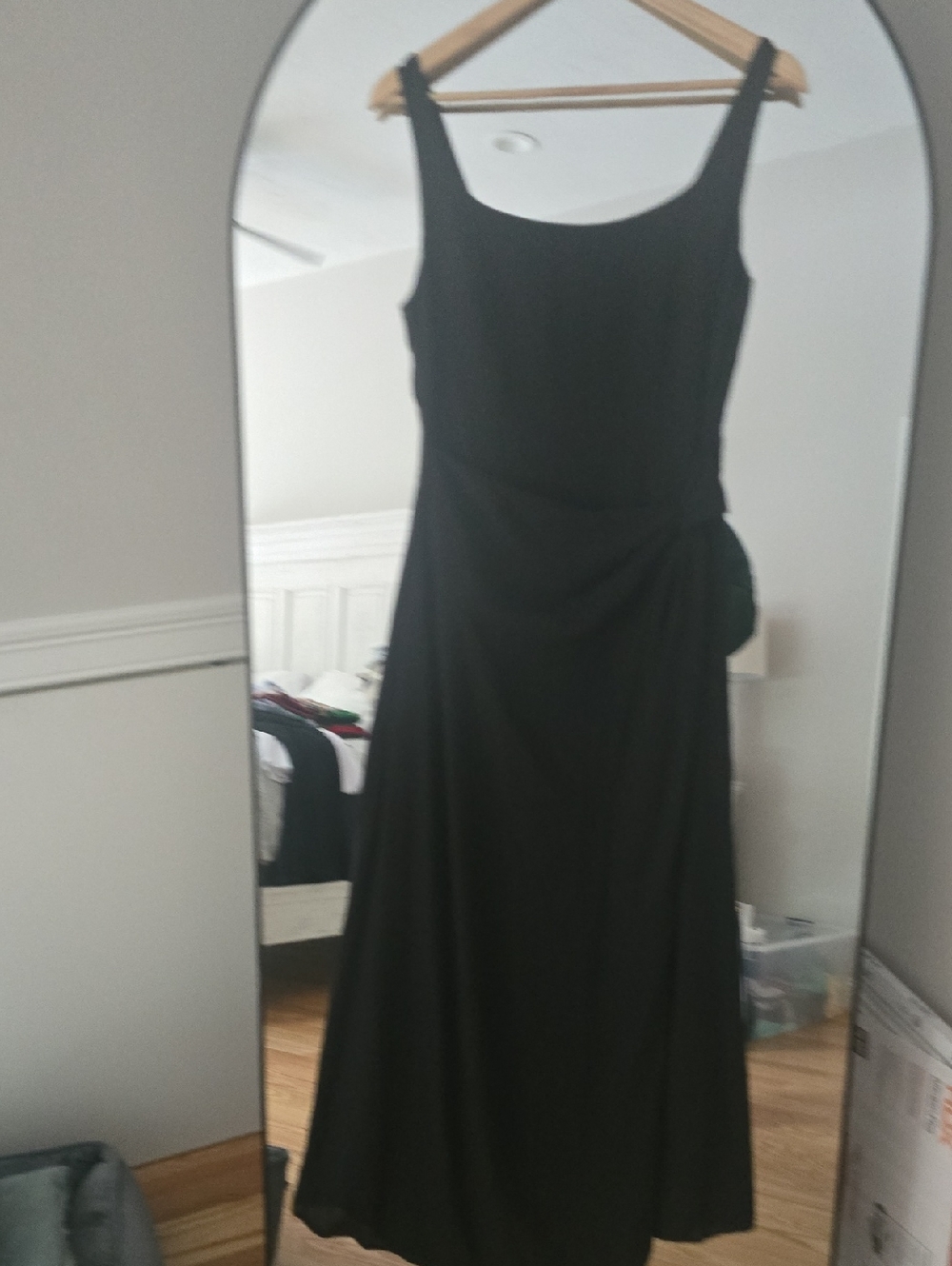 Petal & Pup Black Maxi Dress with Scoop Neck